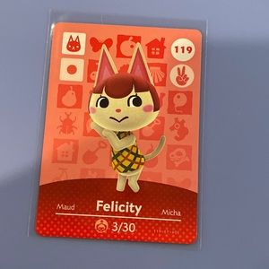 GENUINE ACNH amiibo for Felicity